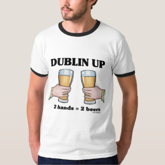 Dublín encima de la camiseta