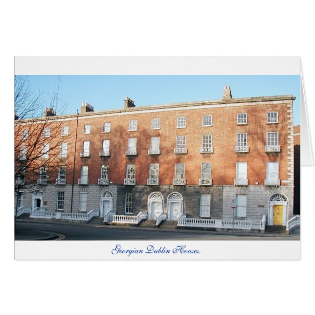 Dublín Irlanda, casas georgianas puertas antiguas (Anverso (Horizontal))