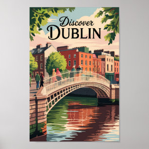 Dublín Irlanda Ilustracion Viajes de arte