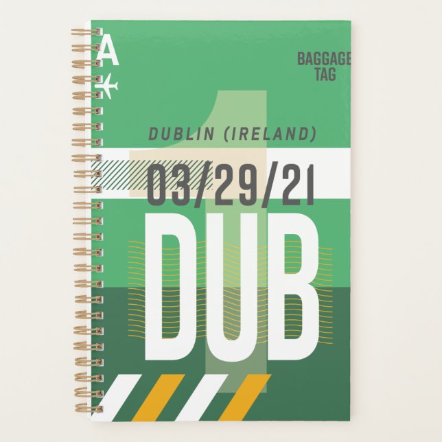 Dublin - Planificador de Viajes 2026 (Anverso)