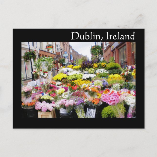 Dublín, postal de Irlanda (Anverso)