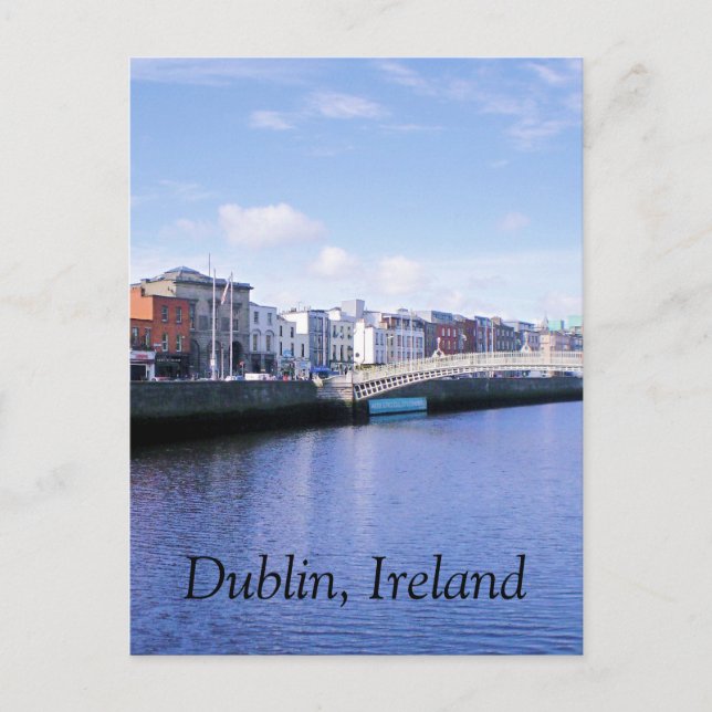 Dublín, postal de Irlanda (Anverso)