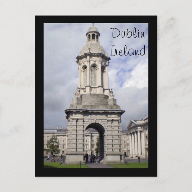 Dublín, postal de Irlanda (Anverso)