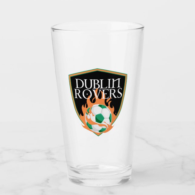 Dublín Rovers Pint Glass (Anverso)