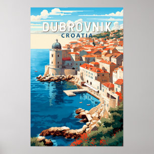 Dubrovnik Croacia Viajes Arte Vintage