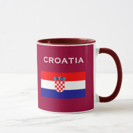Dubrovnik, taza del escudo de armas de Croatia*