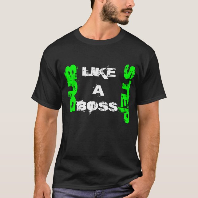 Dubstep como una camiseta de BOSS (Anverso)