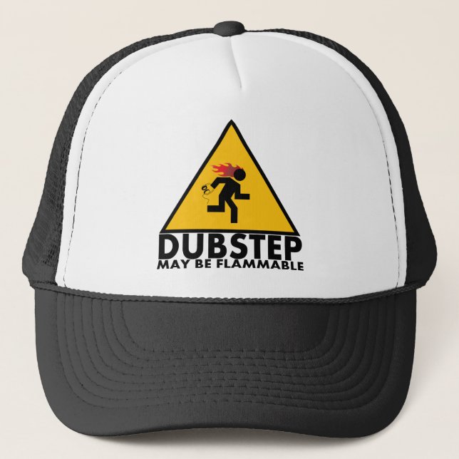 Dubstep puede gorra inflamable (Anverso)