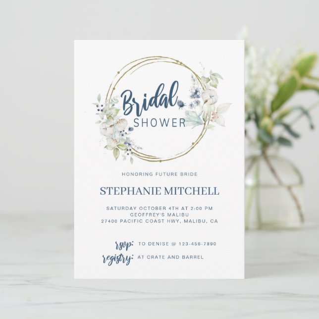 DUCHA BRIDAL, BRIDE TO BE, BRIDAL (Anverso de pie)