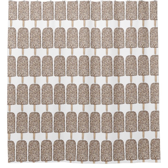 Ducha Chocolate Eclair Ice Cream Popsicle Cortina De Duc (Anverso)