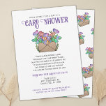Ducha con tarjeta floral cute por correo Cumpleaño<br><div class="desc">Estas fantásticas duchas ilustradas con invitaciones por correo pueden ser personalizadas con sus propios detalles de eventos. Ya sea un 40, 50, 60, u otro cumpleaños importante, estas invitaciones de ducha de tarjetas son la manera perfecta de pedir a amigos y familia que celebren desde lejos. Un poema dulce y...</div>