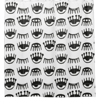 Ducha Cortina de Baño Ojos