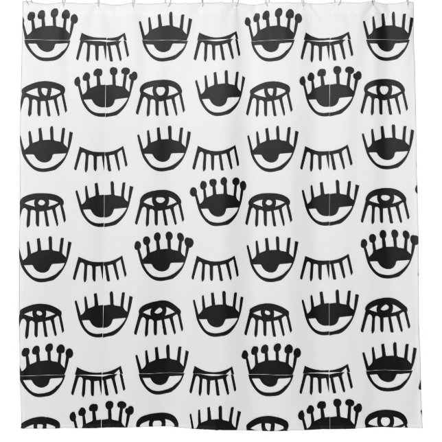 Ducha Cortina de Baño Ojos (Anverso)