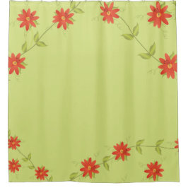 Ducha Cortina de cal naranja