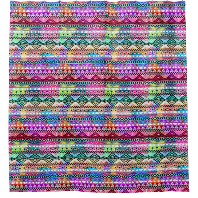 Ducha Cortina de ducha/impresión nativa estadounidense (Anverso)