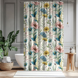 Ducha Cortina de flores suaves regalo para el día especi
