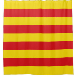 Ducha Cortina patriótica con bandera de Cataluña