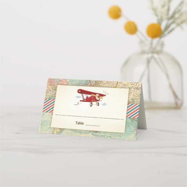 Ducha de avión de la tarjeta de plaza del avión Vi (Anverso)