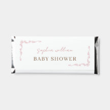 Ducha de bebé de conejito adorable en acuarela
