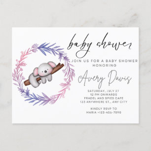 ducha de bebé de invitación