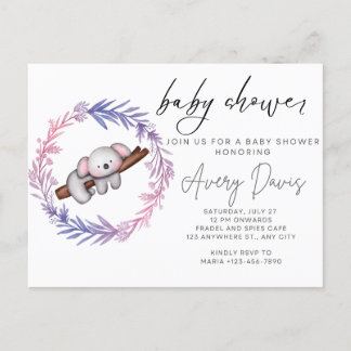 ducha de bebé de invitación