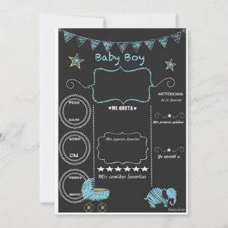 ducha de bebé de invitación
