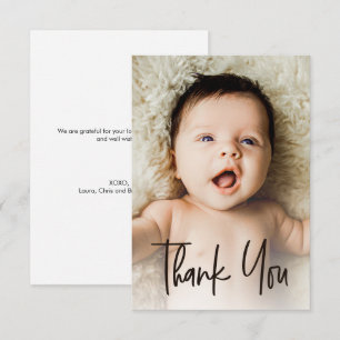 Ducha de Bebé de Nota Pequeña con Foto Personaliza