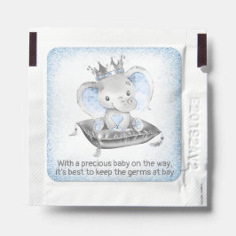 Ducha de bebé del príncipe elefante niño