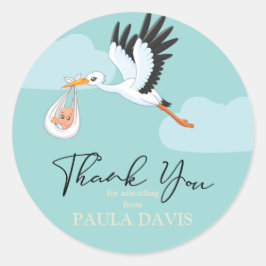 Ducha de bebé gracias Pegatina