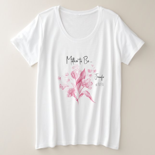 Ducha de Bebé Rosa para la futura mamá niña (Anverso del diseño)