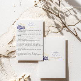 Ducha de bebé Tema púrpura de la tarjeta de consej