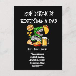 Ducha de beer Dadchelor fiesta Invitación