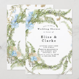 Ducha de boda de Wreath en verano de fern ruso