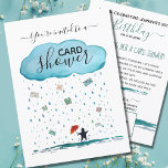 Ducha de cumpleaños hito por ducha de tarjeta de c<br><div class="desc">Celebra el cumpleaños de su ser querido de una manera especial con nuestra Ducha de Tarjeta por invitación por correo. La invitación presenta un diseño original de acuarela de una nube de lluvia adorable que luce sobres abajo, y una mezcla de escritura y tipografías lindas para crear una tarjeta alegre...</div>