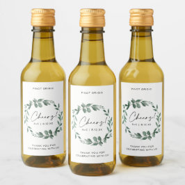 Ducha de ducha de novia verde Wreath Wedding Ducha