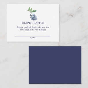 Ducha de la tarjeta de cierre de Raffle Blueberry