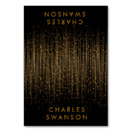 Ducha de luz dorada | Tarjetas de colocación