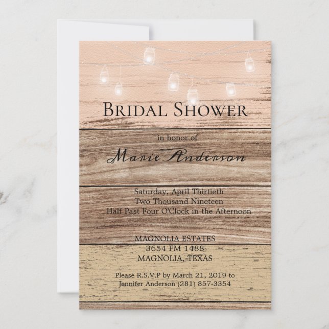 Ducha de madera rosa y linternas rusas (Anverso)