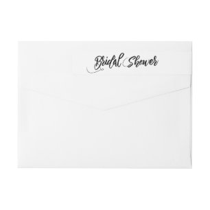 Ducha de novia blanca negra