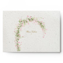 ducha de novia de jardín floral primaveral château