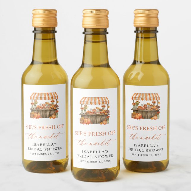 Ducha de Novia de Mercado de Agricultores de Cuadr (Botellas)