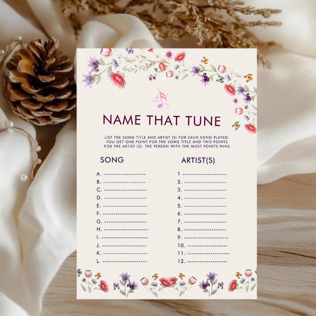 Ducha de Novia Floral Boho Moderna Nombre de esa C (Subido por el creador)