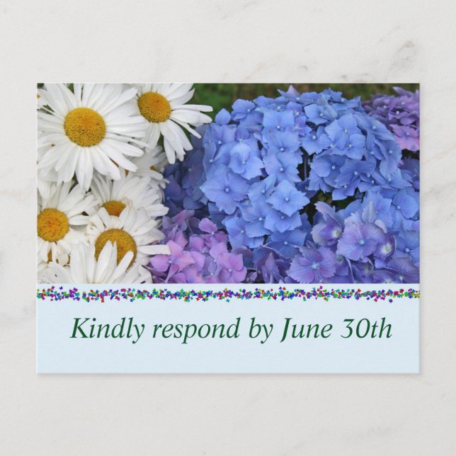 Ducha de novia Invitación postal (Anverso)