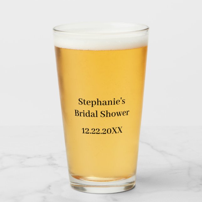 Ducha de novia Nombre personalizado Boda de regalo (Anverso (lleno))