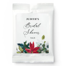 Ducha de Novia Poinsettia de Invierno