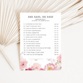 Ducha De Novias Descargable Dijo Que Dijo Tarjeta