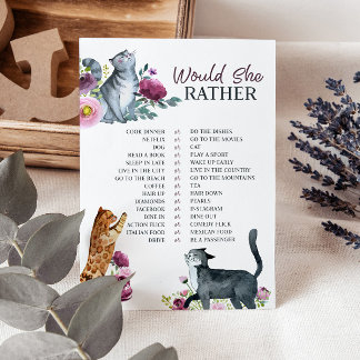 Ducha De Novias Prefiere Tarjeta De Juego