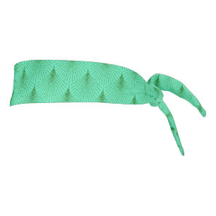 ducha de patrón continuo art déco verde sobre verd