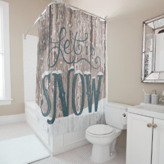 Ducha Dejáis le nevar cortina del cuarto de baño de la