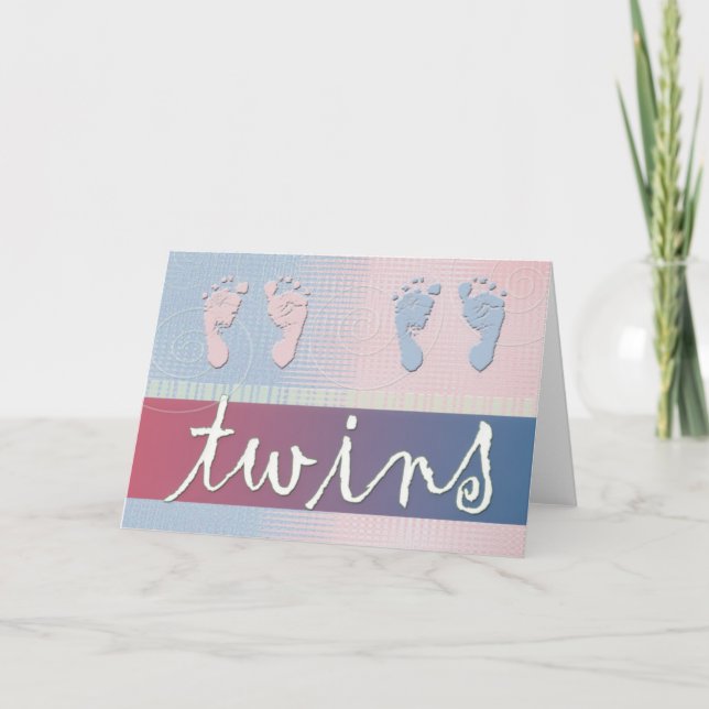 Ducha doble o tarjeta de Invitación (Anverso)